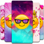 emoji wallpaper android application logo